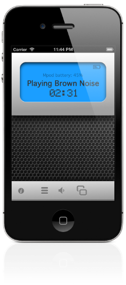 Static is a noise generator that can be remotely controlled from other instances of the app.