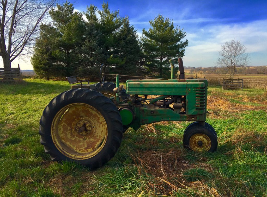 My father's John Deere Model A